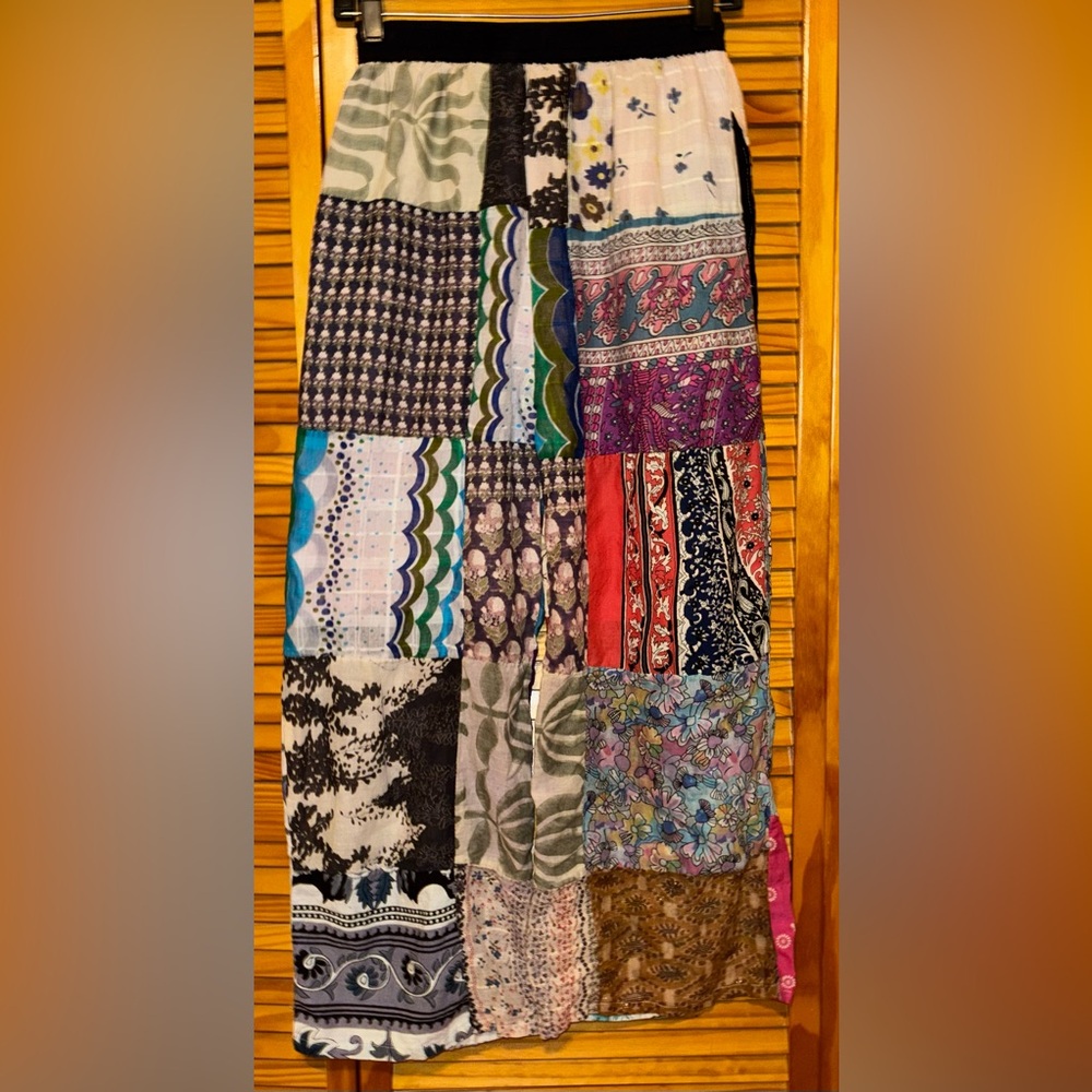 Patchwork Multicolor Women's Pants Small - image 2